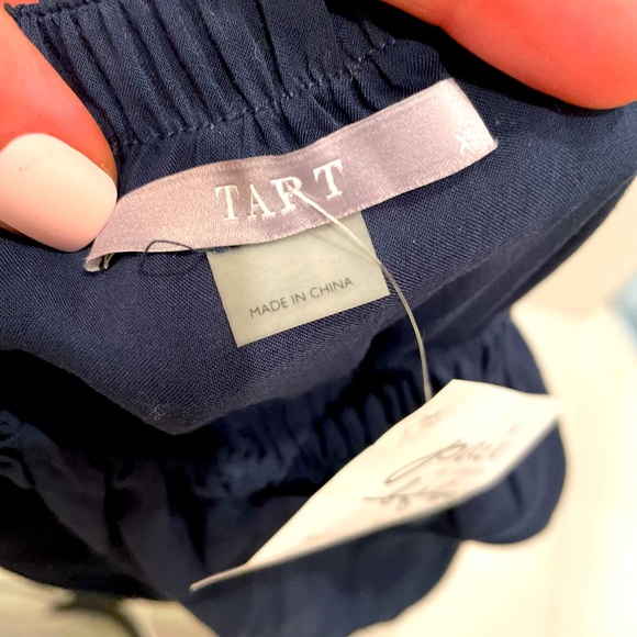 TART - Navy blue strapless Romper- NWT - Never Worn - Picture 6 of 7